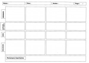 2 story board vierge